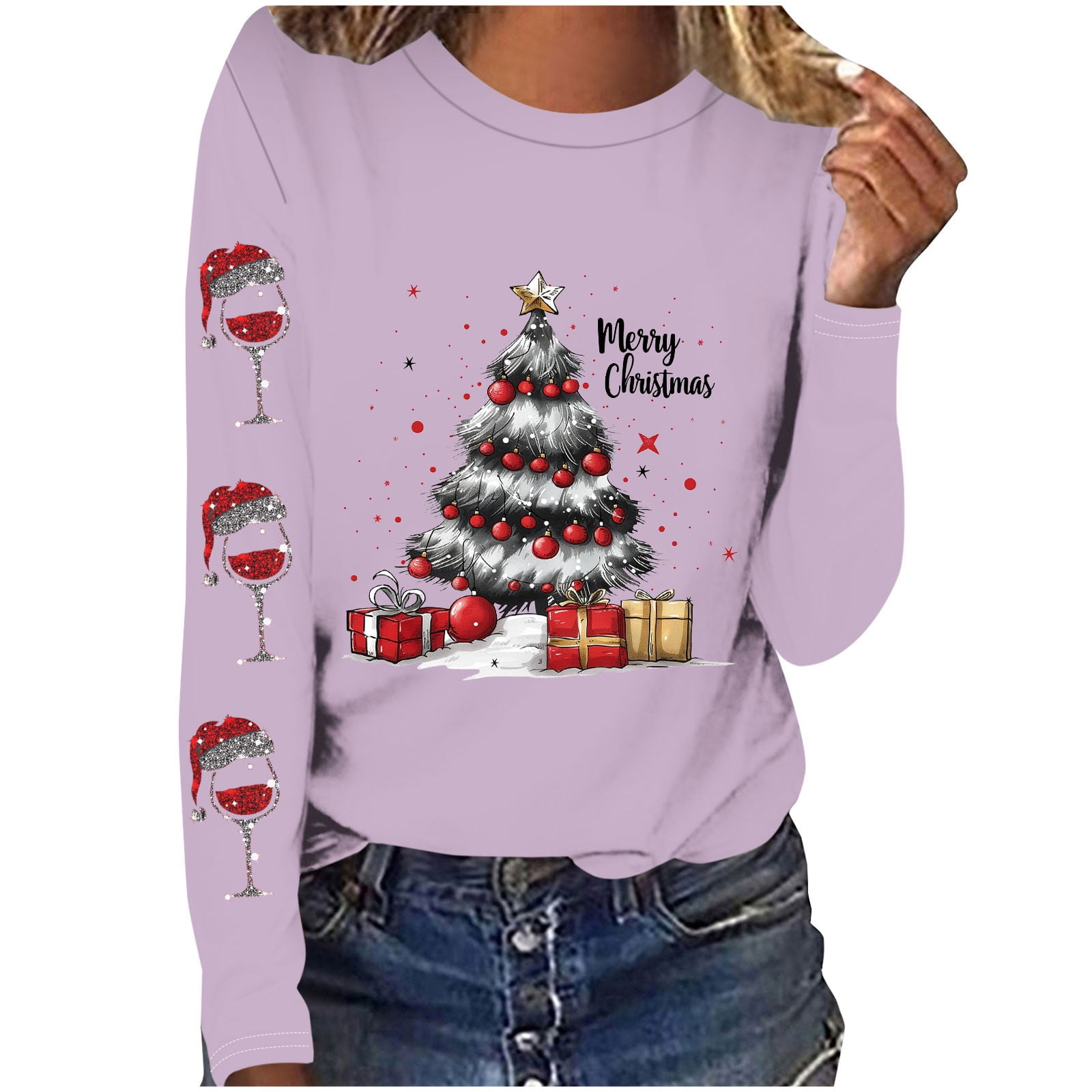 Black and Friday Deals DianGeFu Long Sleeve Shirts Loose Fit Pullover