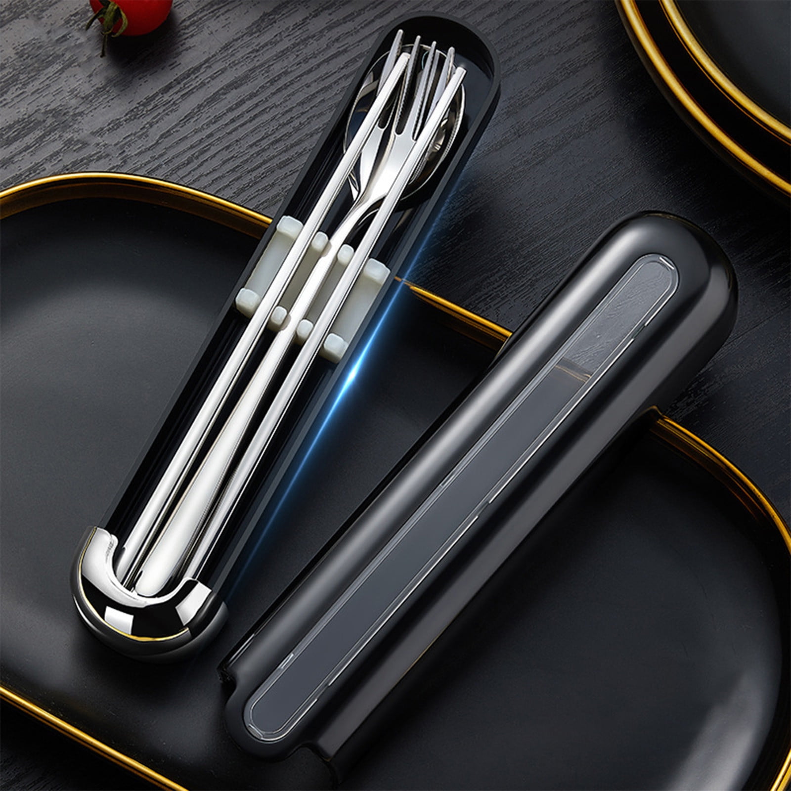Black and Friday Deals Do Buy 3 Piece Portable Flatware Set, Chopsticks