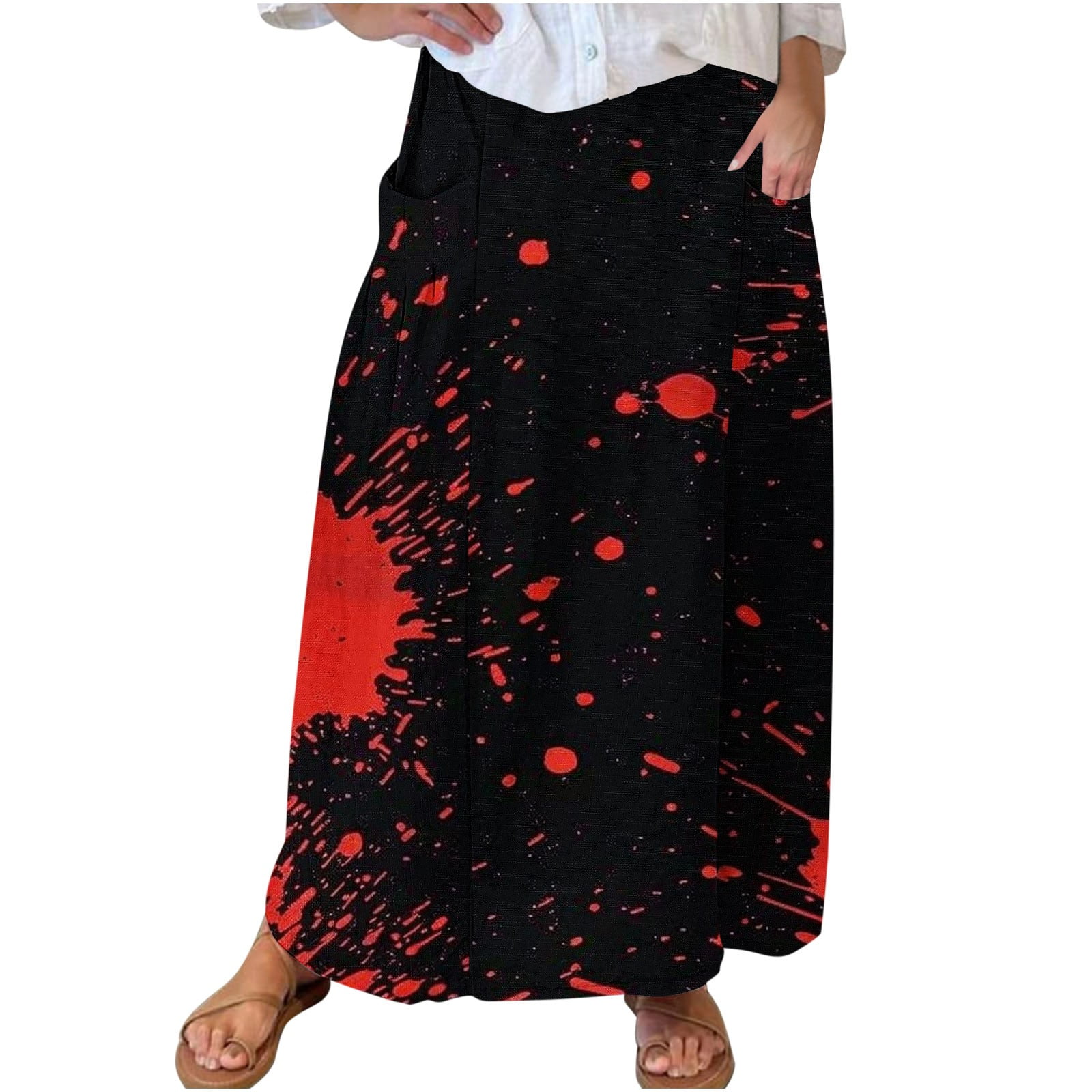 Black and Friday Deals Halloween Dresses for Women Casual Women'S