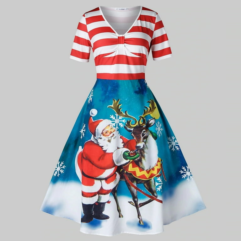 Plus size vintage christmas dresses 2025