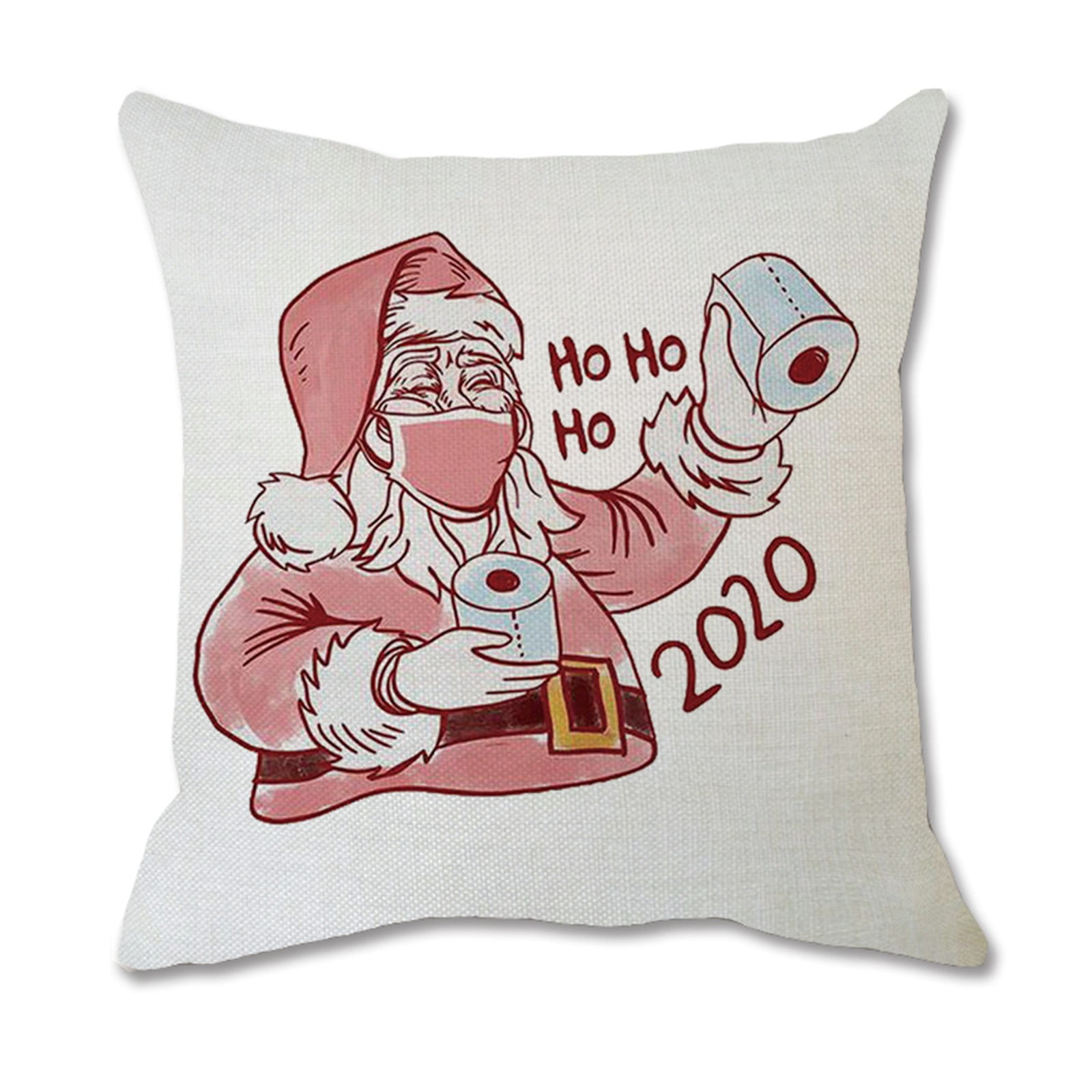 Black and Friday Deals Kuluzego Santa with Mask Printing Dyeing Sofa