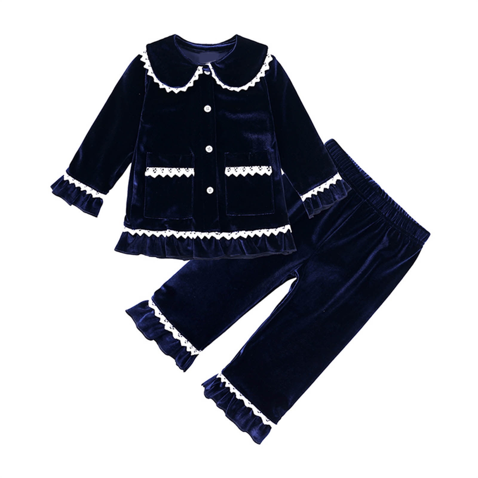Black and Friday Deals Yievot Christmas Winter Kids Pajama Set Baby