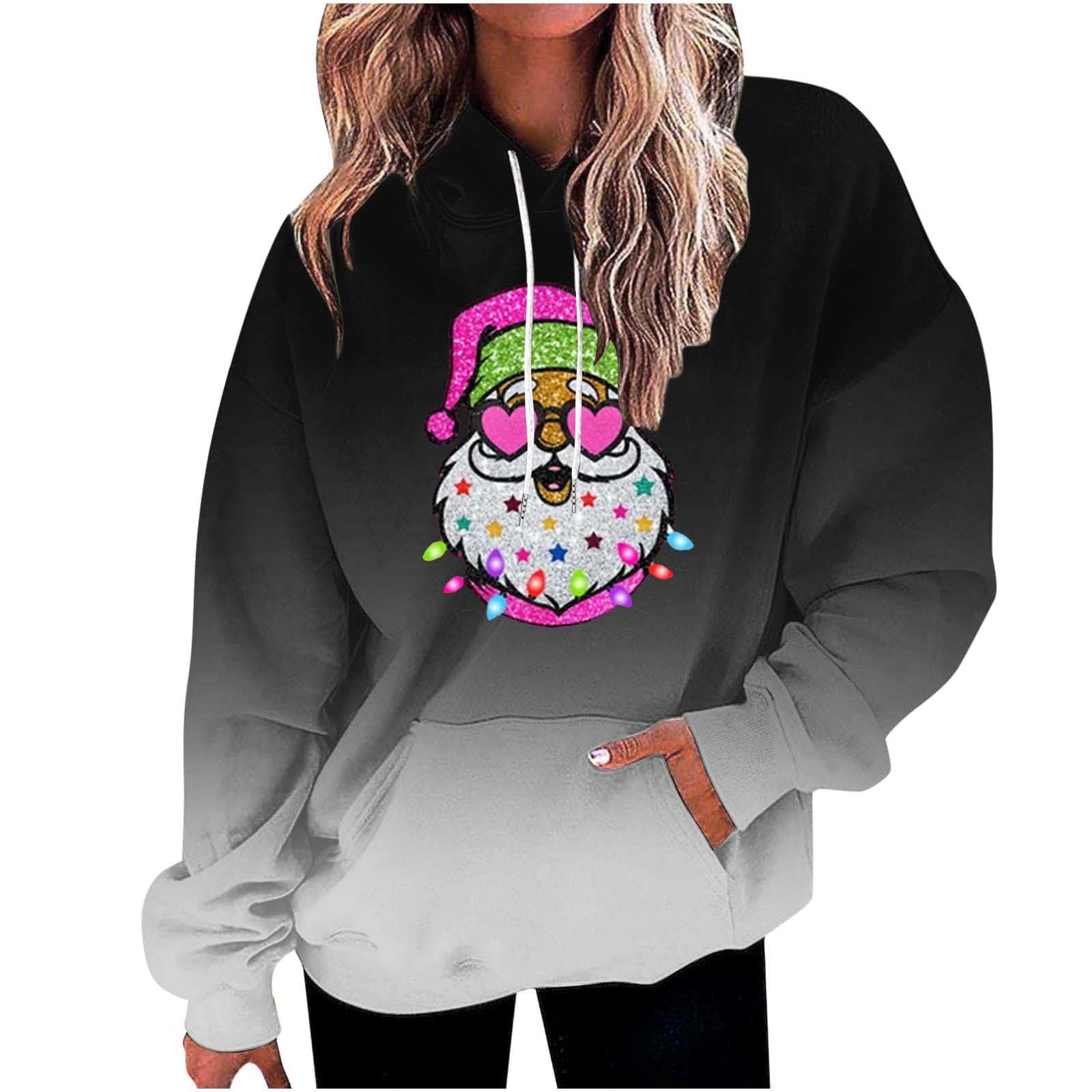 Black and Friday Deals Zkozptok Sweatshirts for Women Christmas Hoodies