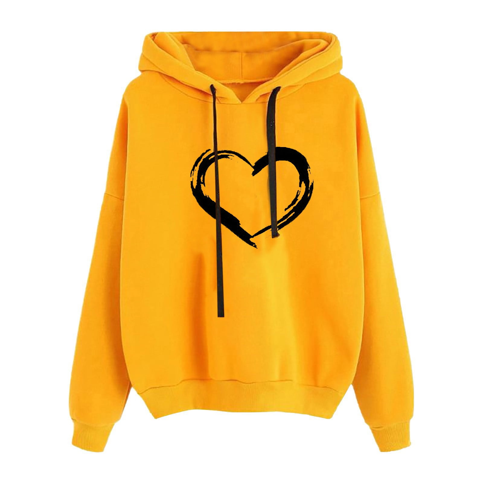 Black and yellow hoodie women's hotsell