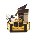 Black and Gold 3D Pop Up Graduation Card Graduation Gift for Graduation ...