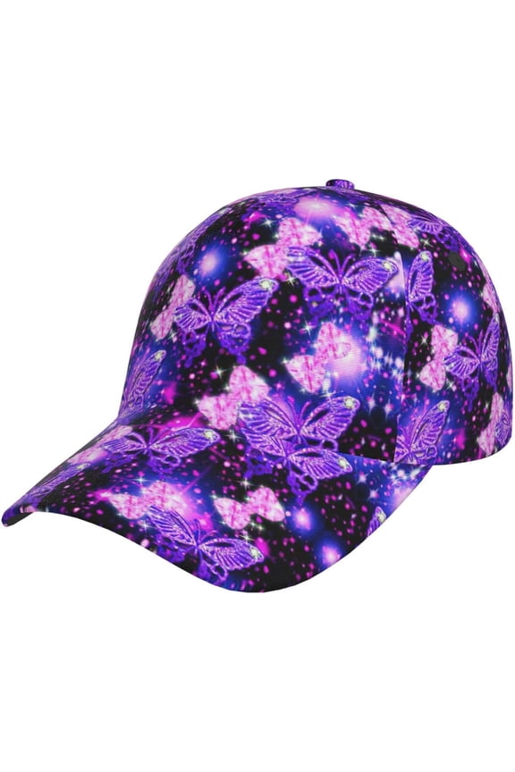 Black and Gold Background Print Sport Hat,Washed Baseball Cap Adjustable Low Profile Classic Dad Hat for Men Women
