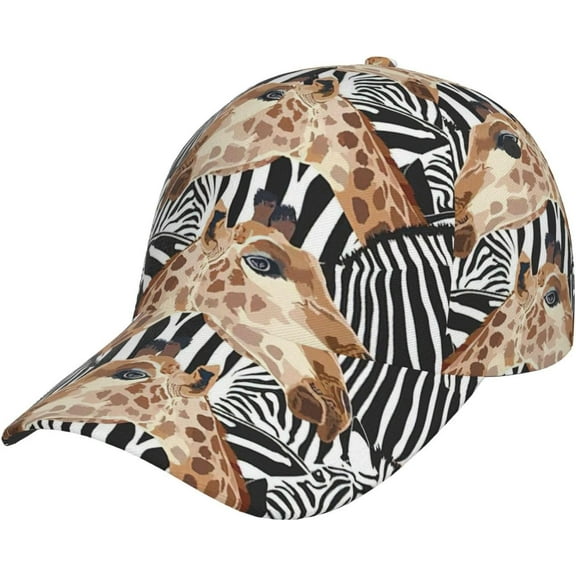 Black and Gold Background Print Sport Hat,Washed Baseball Cap Adjustable Low Profile Classic Dad Hat for Men Women