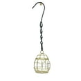 thumbnail image 1 of Black and Gold Birdcage Feeder, Hanging Spherical Garden Courtyard Bird Feeder, Metal Mesh Bird Feeding Station for Outdoor Yard Patio Decoration, 1 of 6