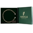 thumbnail image 1 of Black and Gold Glittery Luxurious Crystal Bangle Bracelet, 1 of 3