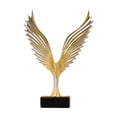 thumbnail image 1 of Black and Gold Living Room Decor Winged Table Centerpiece Elegant Home Decoration for Coffee Table Shelf Entryway Console, 1 of 4