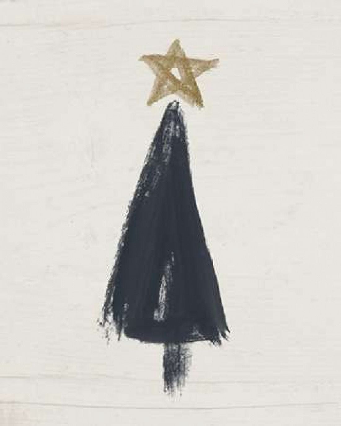 Black and Gold Tree III Canvas Art - Linda Woods (24 x 30)