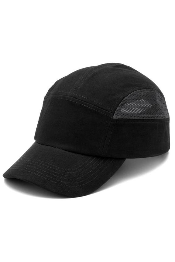 Black and Gray Baseball Bump Cap