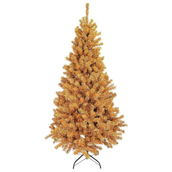 Black and Orange /Fall Colored Christmas Tree 6 Feet Tall