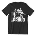 thumbnail image 1 of Black and Proud Black History Month Men's T-shirt, XL, Black, 1 of 6
