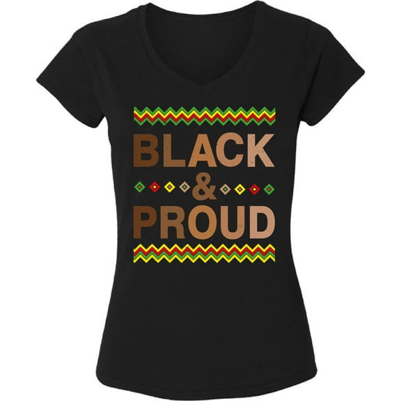 Black and Proud Women Shirts Black History Month Clothes for Her Graphic Tee