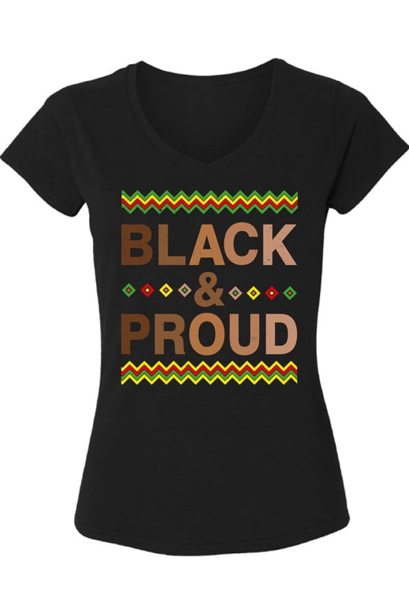 Black and Proud Women Shirts Black History Month Clothes for Her Graphic Tee