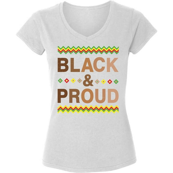 Black and Proud Women Shirts Black History Month Clothes for Her Graphic Tee