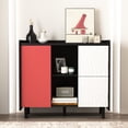 thumbnail image 1 of Black and Red Coffee Bar / Solid Structure for Stable Storage, 1 of 3