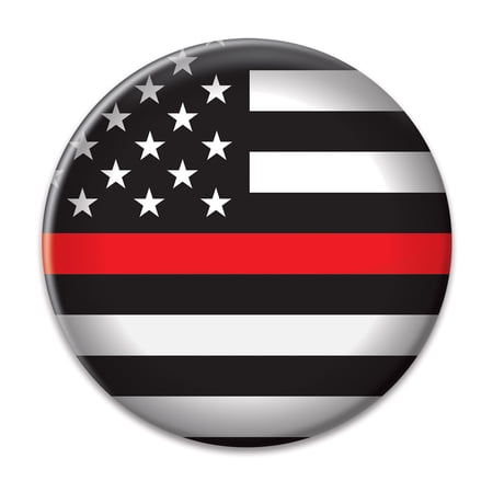 Firefighters Button, 2", (6/Pkg)