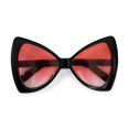 thumbnail image 1 of Black and Red Large Bow Tie Frame Sunglasses, 1 of 2