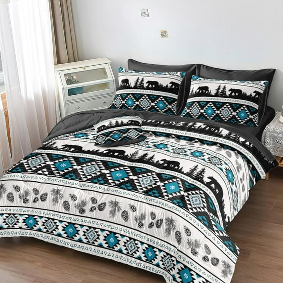 Black and Red Marble Comforter Set Size Foil Print Glitter 8 Pieces Bed in a Bag Abstract Black and Gold Bedding Set Boho Hippie Goth Bedroom Sets