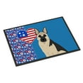 thumbnail image 1 of Black and Silver German Shepherd Indoor or Outdoor Mat 24x36 36 in x 24 in, 1 of 5
