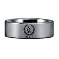 thumbnail image 1 of Black and Silver Tungsten MLT Ring, 1 of 4