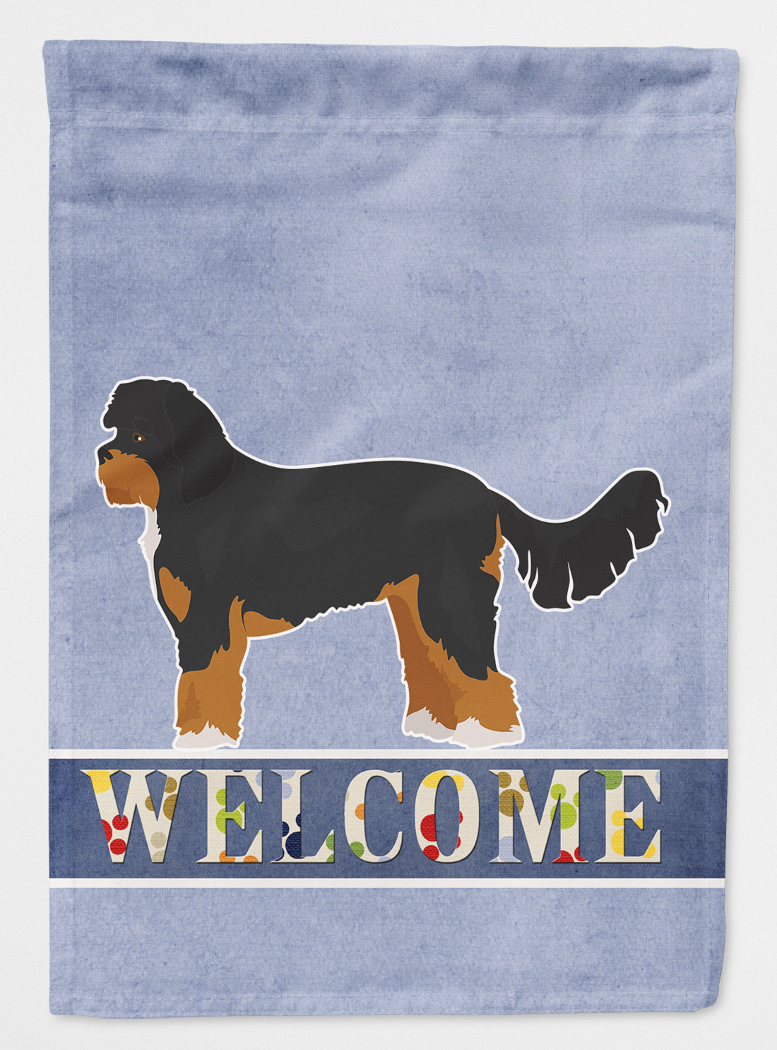 Cavapoo Fall Flag Black and Tan Cavapoo Welcome Flag Canvas House Size - Walmart.com