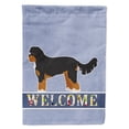 thumbnail image 1 of Black and Tan Cavapoo Welcome Garden Flag, 1 of 2