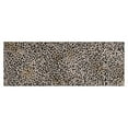 thumbnail image 1 of Black and Tan Leopard Print Kitchen Rug Mat,Kitchen Runner Rugs Non Skid Washable,Decorative Kitchen Floor Mats for Kitchen,Sink,Laundry,17"X47", 1 of 5