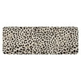thumbnail image 1 of Black and Tan Leopard Print Kitchen Rug Mat,Kitchen Runner Rugs Non Skid Washable,Decorative Kitchen Floor Mats for Kitchen,Sink,Laundry,17"x47.2", 1 of 7