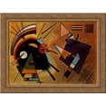 thumbnail image 1 of Black and Violet 24x18 Gold Ornate Wood Framed Canvas Art by Wassily Kandinsky, 1 of 2