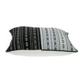 thumbnail image 1 of Black and White Abstract Accent Pillow, 1 of 4