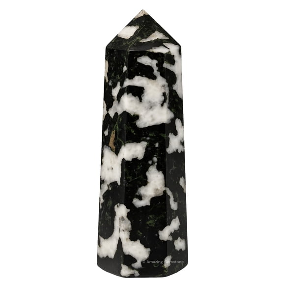 Black and White Agate Crystal Tower Obelisk Point (2" to 3" INCH)