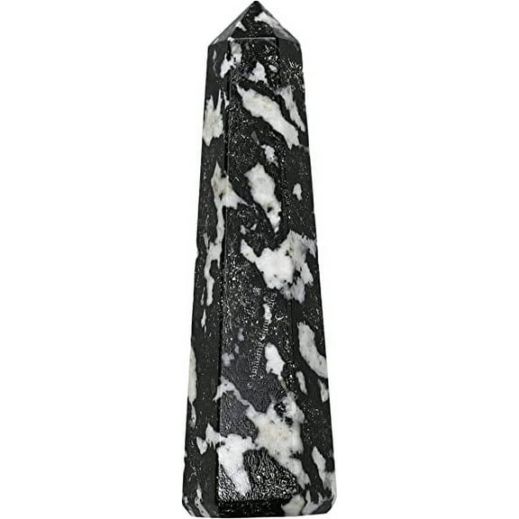 Black and White Agate Crystal Tower Obelisk Point (2" to 3" INCH)