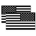 thumbnail image 1 of Black and White American Flag and Reversed BLK/WHT American Flag Magnet Decal, 1 of 8