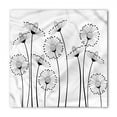 thumbnail image 1 of Black and White Bandana, Meadows, Unisex Head and Neck Tie, by Ambesonne, 1 of 2