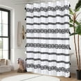 thumbnail image 1 of Black and White Bohemian Shower Curtain Waterproof 210*180 Black and white Bohemian shower curtain A H, 1 of 10