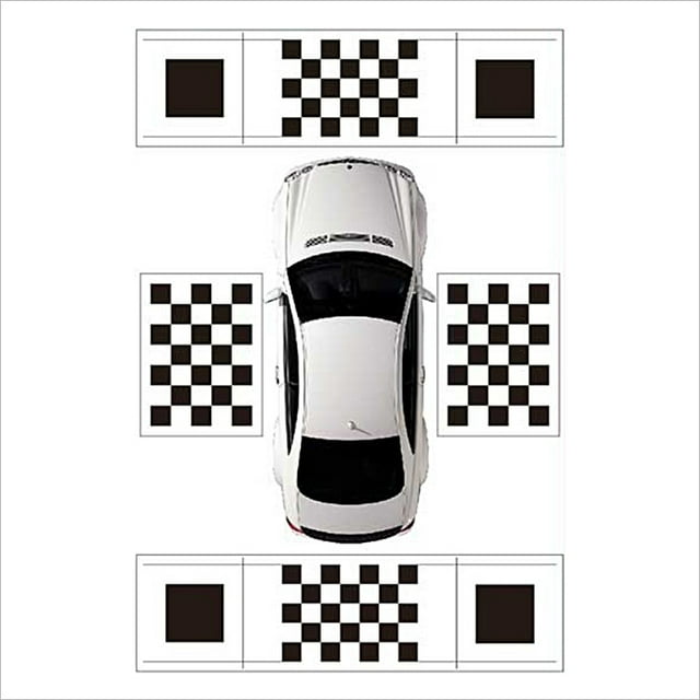 Black and White Calibration Cloth Automotive 360 Degree Panoramic