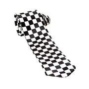 Black and White Checkered Trendy 3 inch wide Necktie