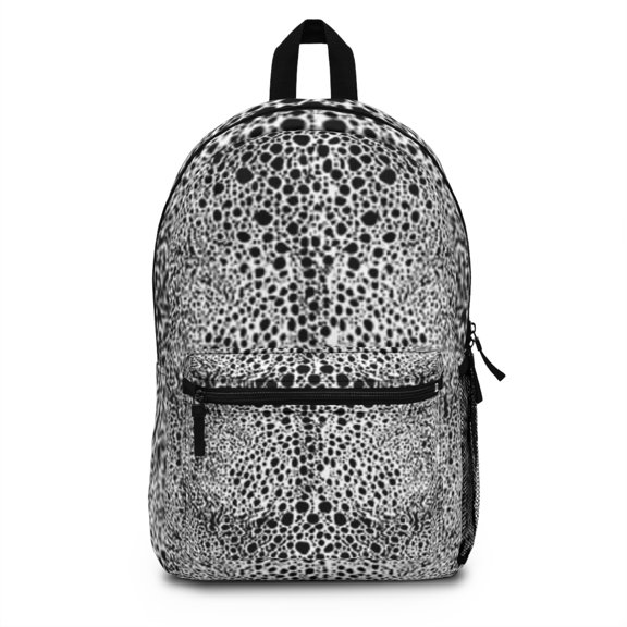 Black and White Cheetah Pattern Backpack Wildlife Series