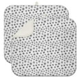 thumbnail image 1 of Black and White Christmas Snowflake Pattern Dish Drying Mat for Kitchen 1 Pack, Ultra Absorbent Microfiber Dishes Drainer Mats,16x18in(41x46cm), 1 of 6