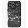 thumbnail image 1 of Black and White Christmas Trees Holiday Phone Case for iPhone 16 15 14 13 12 11 Pro Max, 1 of 2