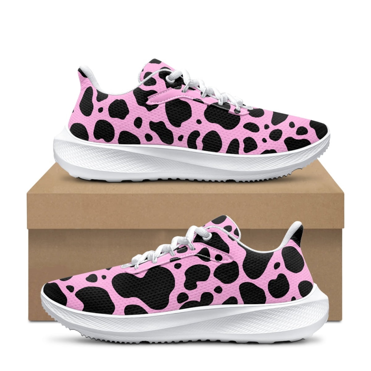 RETRO SNEAKERS IN WHITE LAMBSKIN WITH KNITTED PATTERN