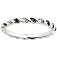 thumbnail image 1 of Black and White Diamond Sterling Silver Ring, 1 of 8
