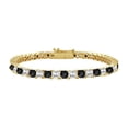 thumbnail image 1 of Black and White Diamond Tennis Bracelet with 3 CT Diamonds, 1 of 1