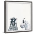 thumbnail image 1 of Black and White Duo Framed Painting Art Print, 1 of 6