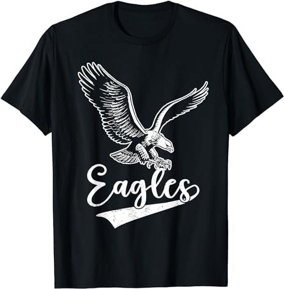 Black and White Eagles Flying Bird Inspirational The Eagles T-Shirt