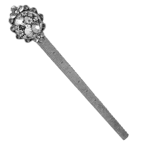 Black and White Easter Bookmarks: Vintage Silver Lace-Edged Bookmark - a Gift for Readers and Book Lovers
