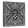 thumbnail image 1 of Crafted Creations Glamoween Spider Canvas Halloween Wall Art - 12" x 12", 1 of 5